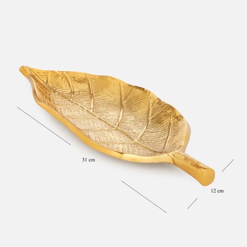Aurelia Gold Leaf Serving Tray